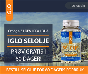 Prøv Iglo Selolje i 60 dager (120 kapsler) til 0 kr + porto
