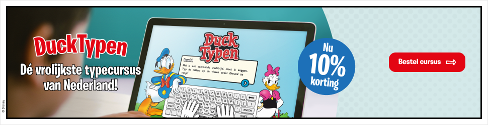 Ducktypen — online typecursus voor kinderen, nu met 10% korting