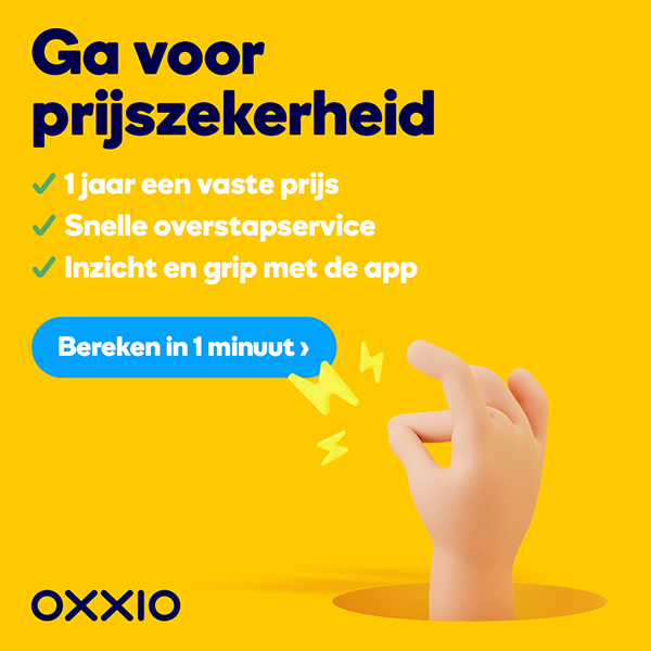 Bekijk het actuele energieaanbod van Oxxio