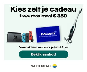 Welkomscadeau Vattenvall Kies je cadeau